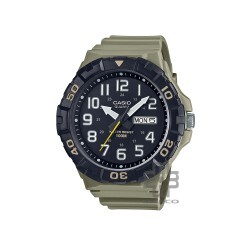 Casio General MRW-210H-5AV Olive Green Resin Band Men Watch