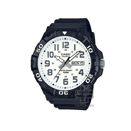 Casio General MRW-210H-7AV Black Resin Band Men Watch Casio General MRW-210H-7AV Black Resin Band Men Watch