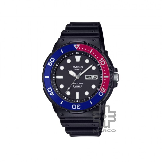 Casio General MRW-230H-1E2V Black Resin Band Men Youth Watch