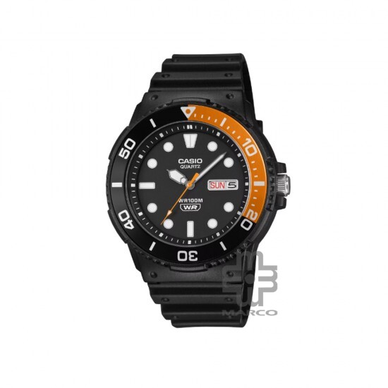 Casio General MRW-230H-1E4V Black Resin Band Men Watch