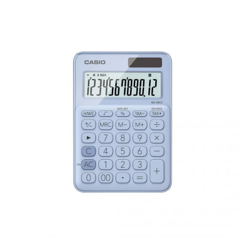 Casio Colorful Calculator MS-20UC-LB Light Blue