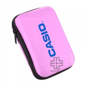 (GWP) Colorful Calculator MS-20UC Storage Zip Pouch (Pink) (Not For Sale)