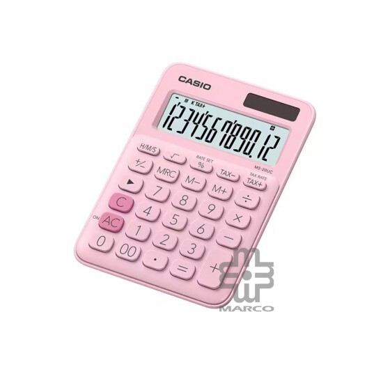 Casio Colorful Calculator MS-20UC-PK Pink Casio Colorful Calculator MS-20UC-PK Pink