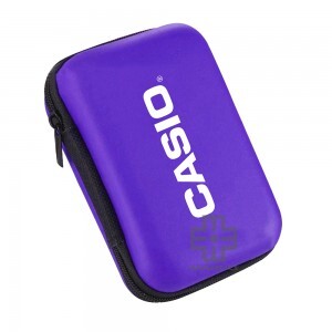 (GWP) Colorful Calculator MS-20UC Storage Zip Pouch (Purple) (Not For Sale)