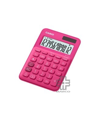 Casio Colorful Calculator MS-20UC-RD Fuchsia