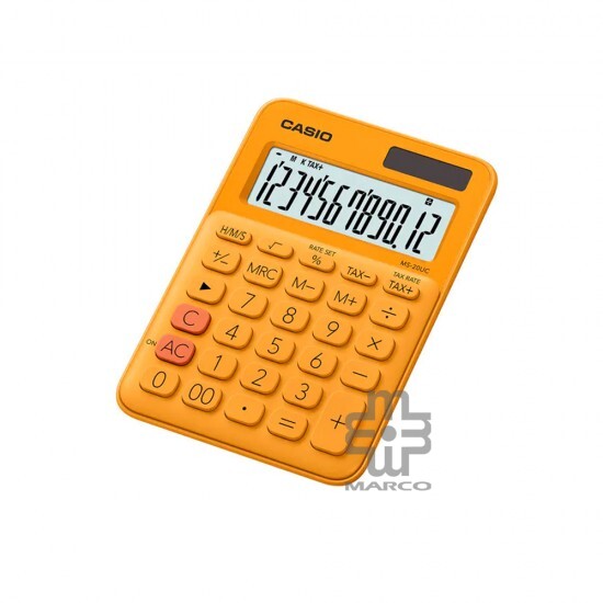 Casio Colorful Calculator MS-20UC-RG Orange Casio Colorful Calculator MS-20UC-RG Orange