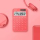 Casio Colorful Calculator MS-20YC-CL Coral Colour 