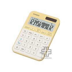 Casio Colorful Calculator MS-20YC-LY Light Yellow Colour