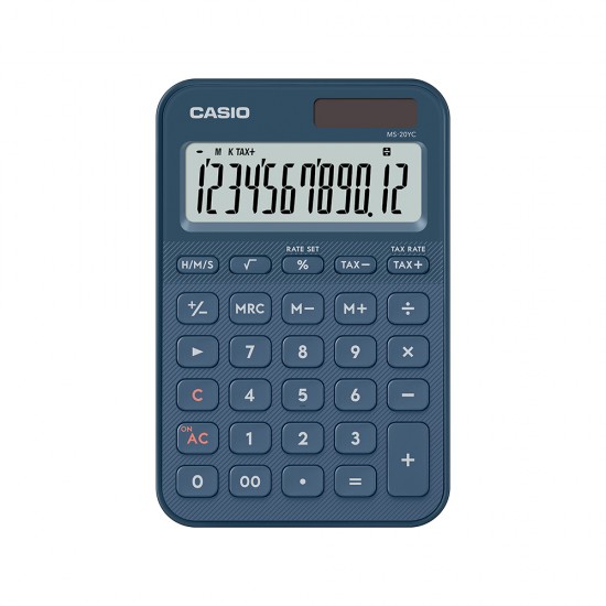 Casio Colorful Calculator MS-20YC-NY Navy Colour