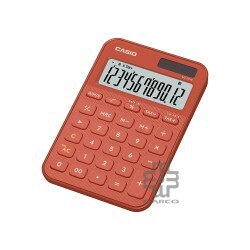 Casio Colorful Calculator MS-20YC-RD Brick Red Colour