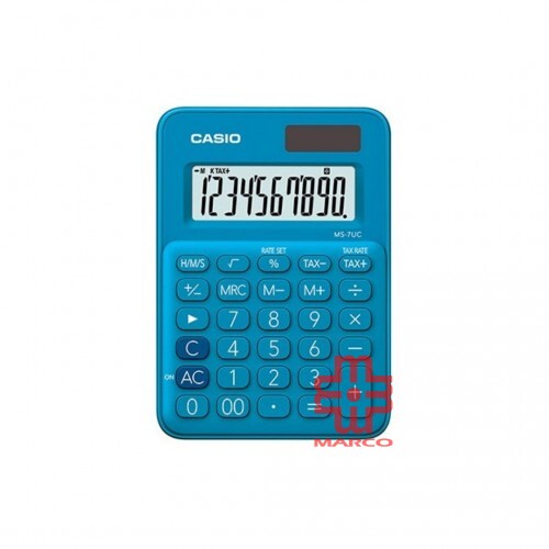 Casio Colorful Calculator MS-7UC-BU