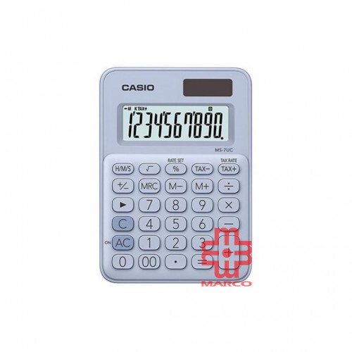 Casio Colorful Calculator MS-7UC-LB