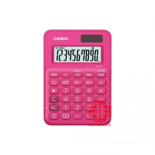 Casio Colorful Calculator MS-7UC-RD