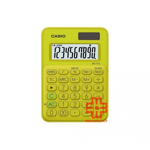 Casio Colorful Calculator MS-7UC-YG