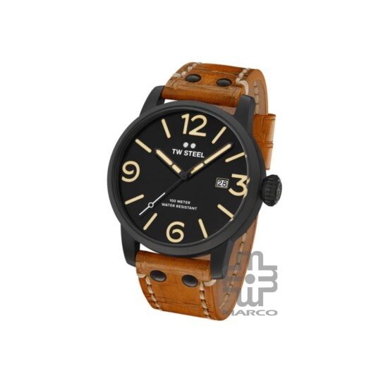 TW Steel MS32-48MM Maverick Brown Leather Band Men Watch