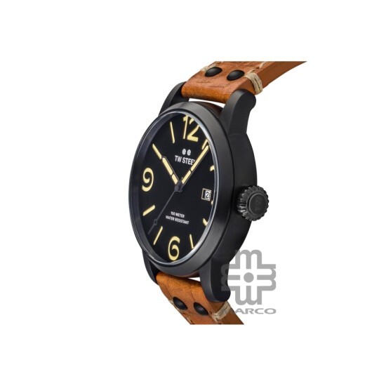 TW Steel MS32-48MM Maverick Brown Leather Band Men Watch