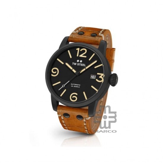 TW Steel MS35-45MM Maverick Brown Leather Band Men Watch