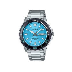Casio General MTD-125D-2A3V Silver Stainless Steel Band Men Watch Casio General MTD-125D-2A3V Silver Stainless Steel Band Men Watch
