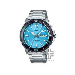 Casio General MTD-125D-2A3V Silver Stainless Steel Band Men Watch