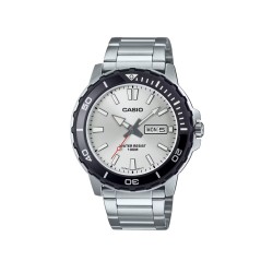 Casio General MTD-125D-7AV Silver Stainless Steel Band Men Watch Casio General MTD-125D-7AV Silver Stainless Steel Band Men Watch