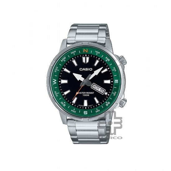 Casio General MTD-130D-1A3V Silver Stainless Steel Band Men Watch Casio General MTD-130D-1A3V Silver Stainless Steel Band Men Watch