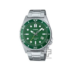 Casio General MTD-135D-3AV Silver Stainless Steel Band Men Watch