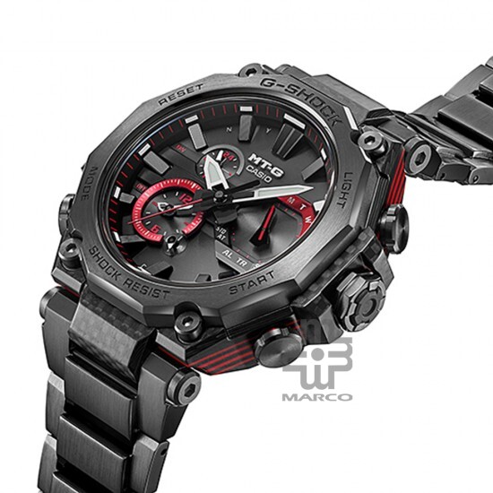 Casio G-Shock MTG-B2000YBD-1A Black Stainless Steel Men Watch