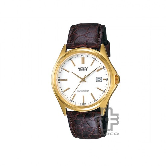 Casio General MTP-1183Q-7A Dark Brown Genuine Leather Band Men Watch Casio General MTP-1183Q-7A Dark Brown Genuine Leather Band Men Watch