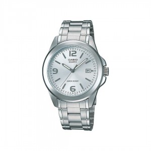 Casio General MTP-1215A-7A Silver Stainless Steel Band Men Watch