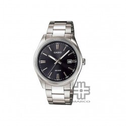 Casio General MTP-1302D-1A1V Silver Stainless Steel Band Men Watch
