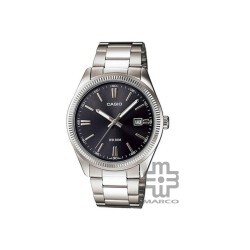 Casio General MTP-1302D-1A1V Silver Stainless Steel Band Men Watch