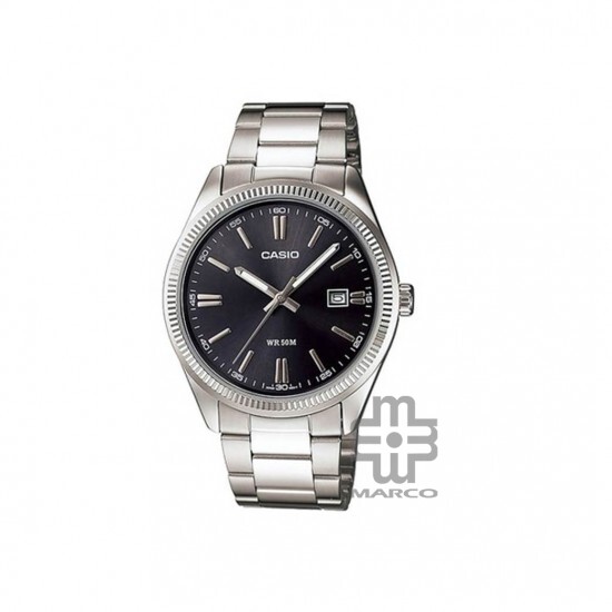 Casio General MTP-1302D-1A1V Silver Stainless Steel Band Men Watch