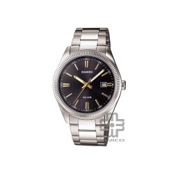 Casio General MTP-1302D-1A2V Silver Stainless Steel Band Men Watch