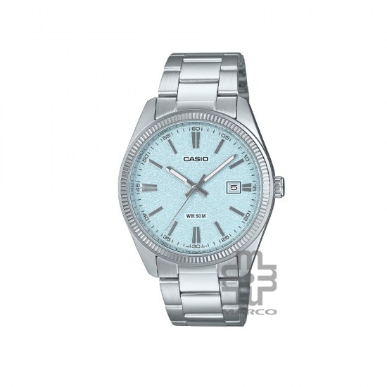 Casio General MTP-1302DA-2A2V Silver Stainless Steel Band Men Watch Casio General MTP-1302DA-2A2V Silver Stainless Steel Band Men Watch