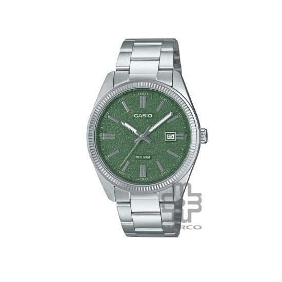 Casio General MTP-1302DA-3AV Silver Stainless Steel Band Men Watch