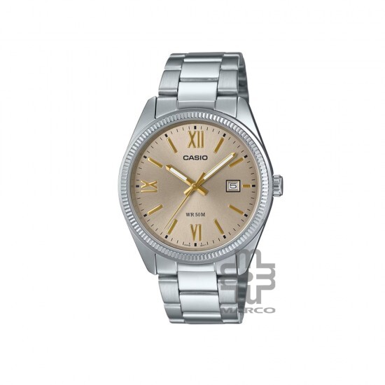 Casio General MTP-1302DD-9AV Silver Stainless Steel Band Men Watch Casio General MTP-1302DD-9AV Silver Stainless Steel Band Men Watch