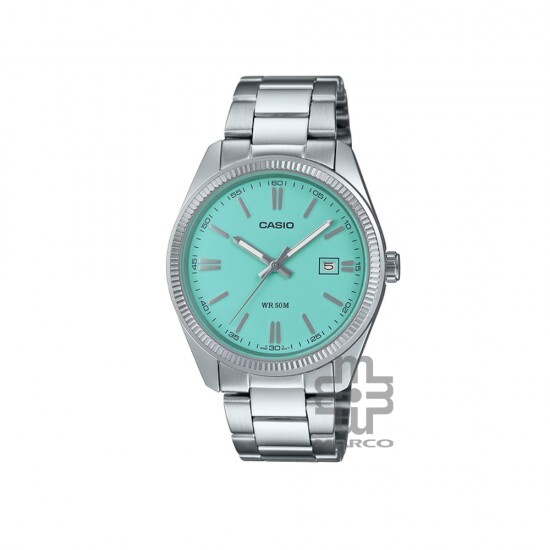 Casio General MTP-1302PD-2A2V Silver Stainless Steel Band Men Watch Casio General MTP-1302PD-2A2V Silver Stainless Steel Band Men Watch