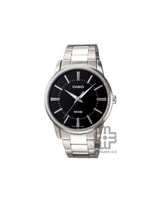 Casio General MTP-1303D-1AV Silver Stainless Steel Band Men Watch