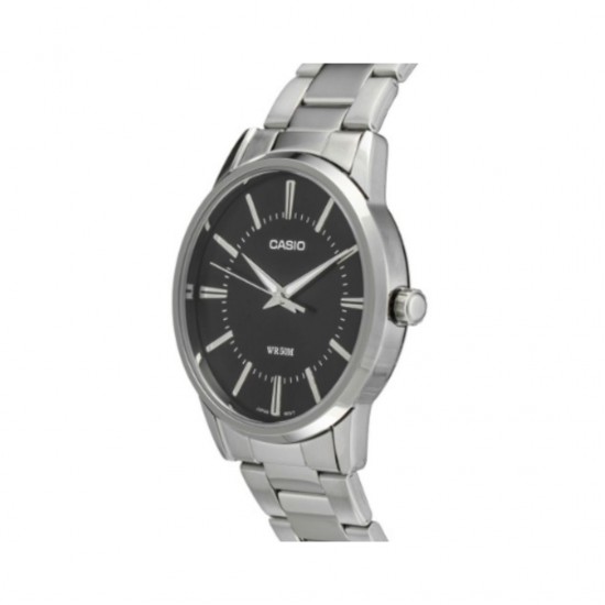 Casio General MTP-1303D-1AV Silver Stainless Steel Band Men Watch Casio General MTP-1303D-1AV Silver Stainless Steel Band Men Watch