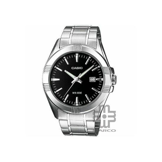 Casio General MTP-1308D-1AV Silver Stainless Steel Band Men Watch Casio General MTP-1308D-1AV Silver Stainless Steel Band Men Watch