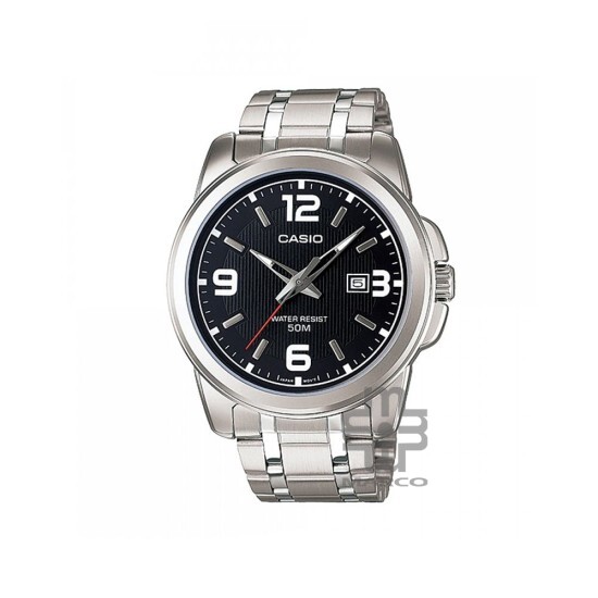 Casio General MTP-1314D-1AV Silver Stainless Steel Band Men Watch Casio General MTP-1314D-1AV Silver Stainless Steel Band Men Watch