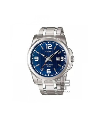 Casio General MTP-1314D-2AV Silver Stainless Steel Band Men Watch
