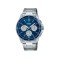Casio General MTP-1374D-2A3V Silver Stainless Steel Band Men Watch