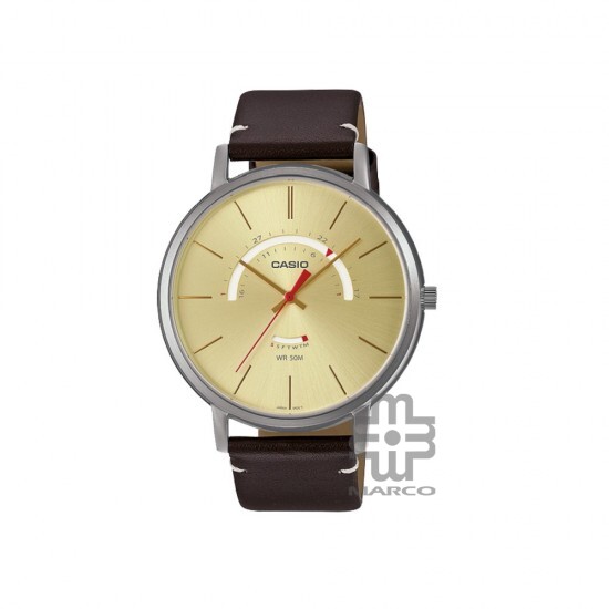 Casio General MTP-B105L-9AV Dark Brown Leather Band Men Watch Casio General MTP-B105L-9AV Dark Brown Leather Band Men Watch