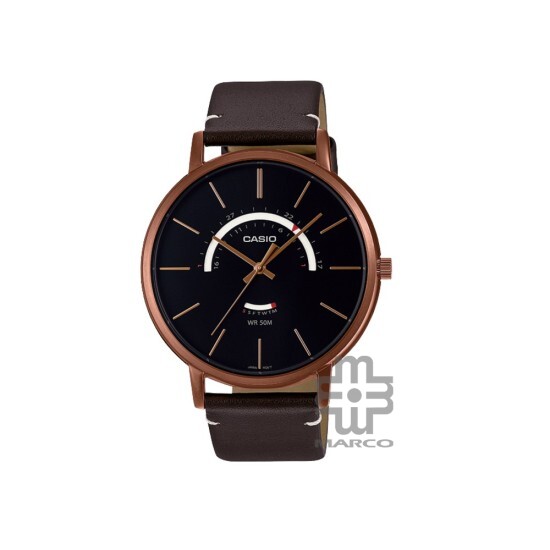 Casio General MTP-B105RL-1AV Dark Brown Leather Band Men Watch Casio General MTP-B105RL-1AV Dark Brown Leather Band Men Watch