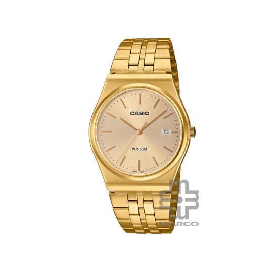 Casio General MTP-B145G-9AV Gold Stainless Steel Band Men Watch Casio General MTP-B145G-9AV Gold Stainless Steel Band Men Watch