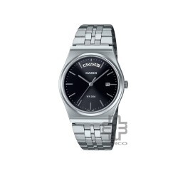Casio General MTP-B146D-1AV Silver Stainless Steel Band Men Watch