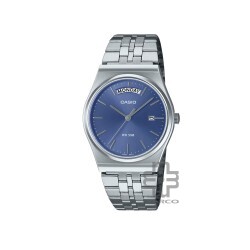 Casio General MTP-B146D-2AV Silver Stainless Steel Band Men Watch