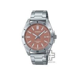 Casio General MTP-B155D-5EV Silver Stainless Steel Band Men Watch