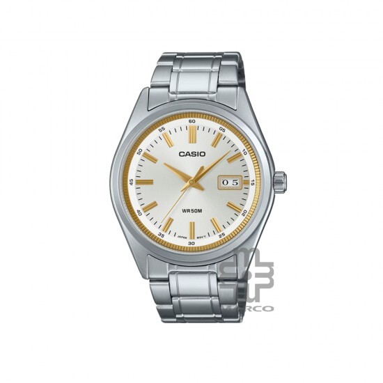 Casio General MTP-B180D-7AV Silver Stainless Steel Band Men Watch Casio General MTP-B180D-7AV Silver Stainless Steel Band Men Watch